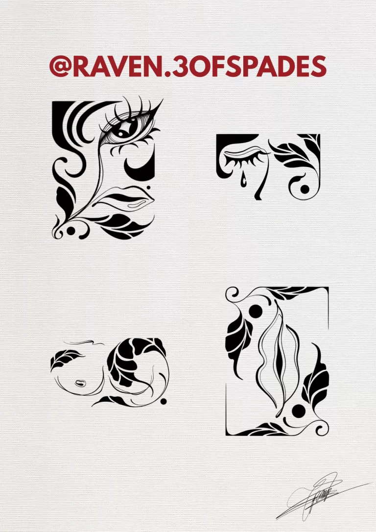 Floral Tattoo Design 6