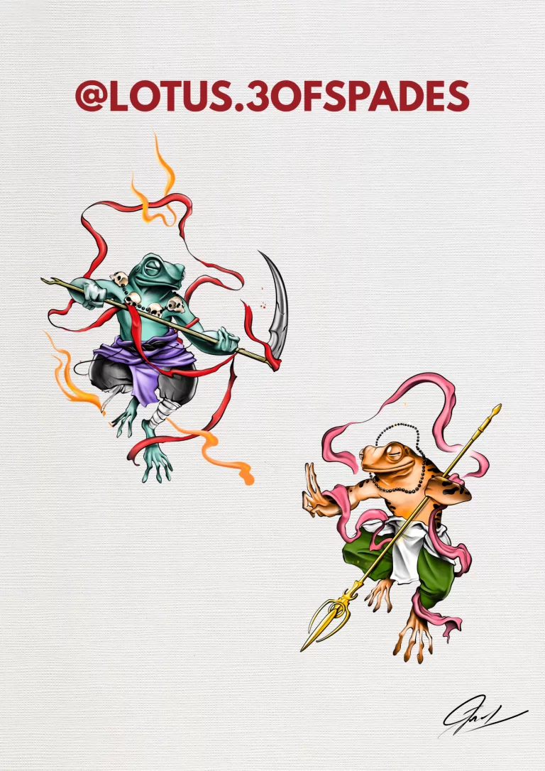 Frog Tattoo Design 4