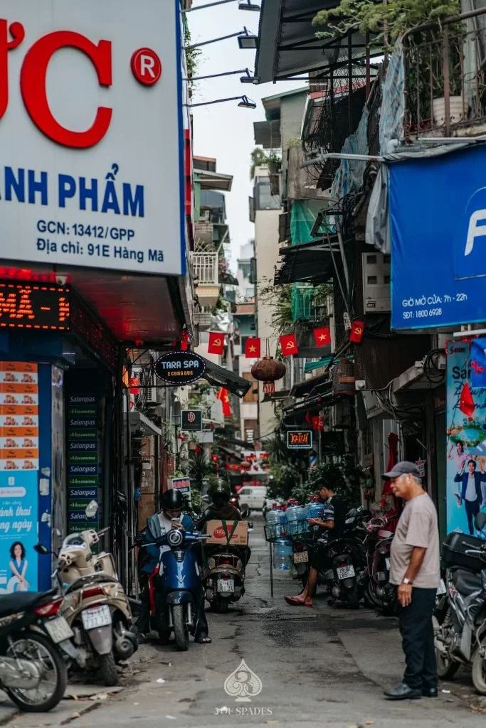Hanoi Street Old Quarter.