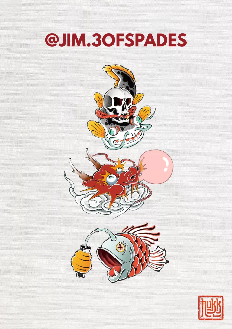 Oriental tattoo design 5