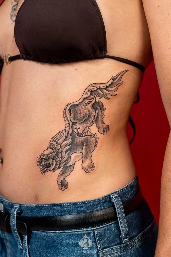 Qilin Rib Tattoo1