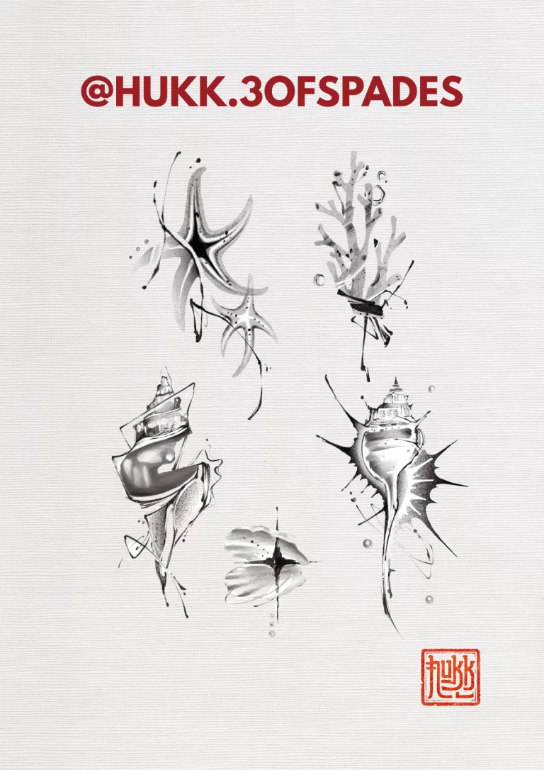 Sea creatures design 3