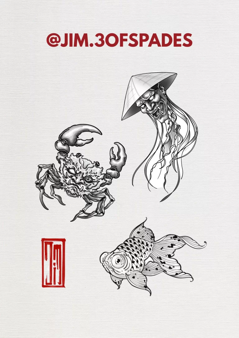 Sea creatures design 4