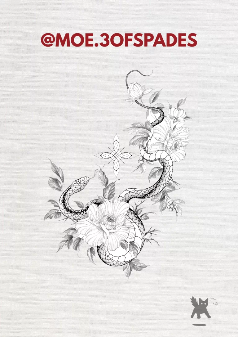 Snake tattoo design 2