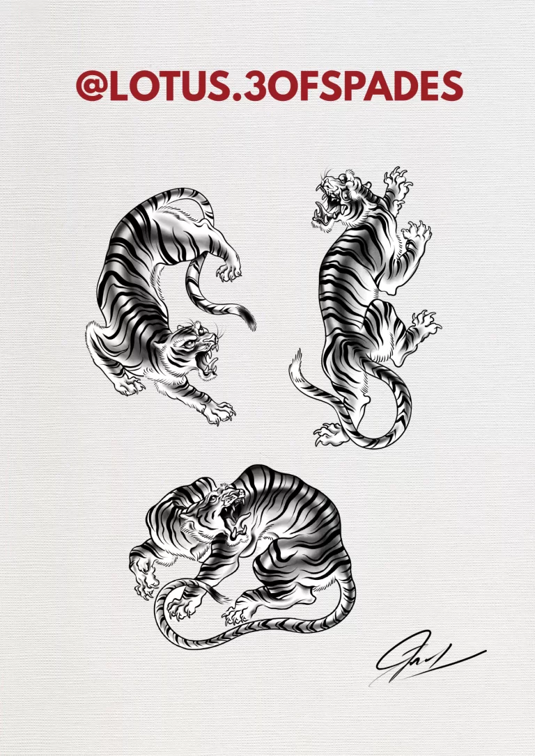 Tiger flash tattoo 5