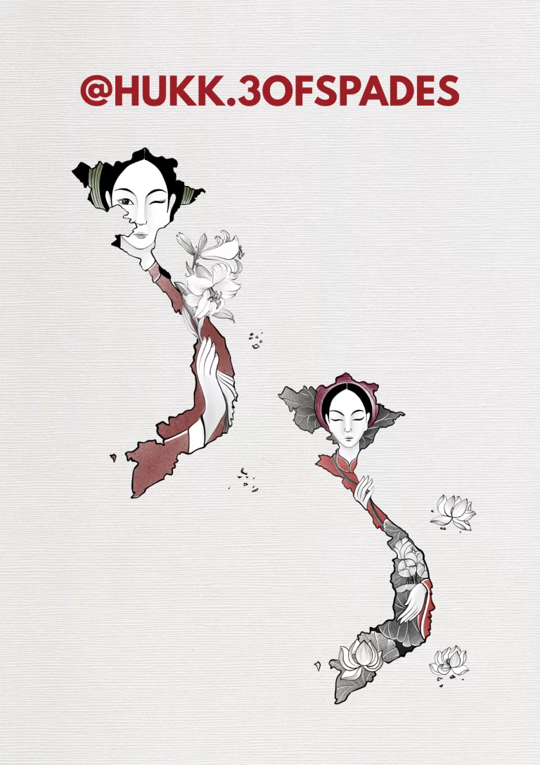 Vietnam Map Tattoo Design 3