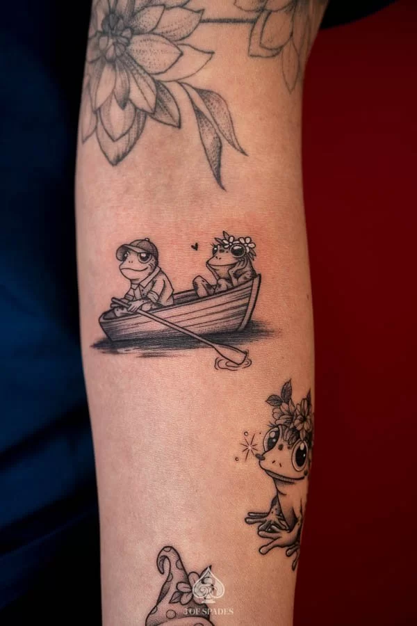 Couple Frog Tattoo
