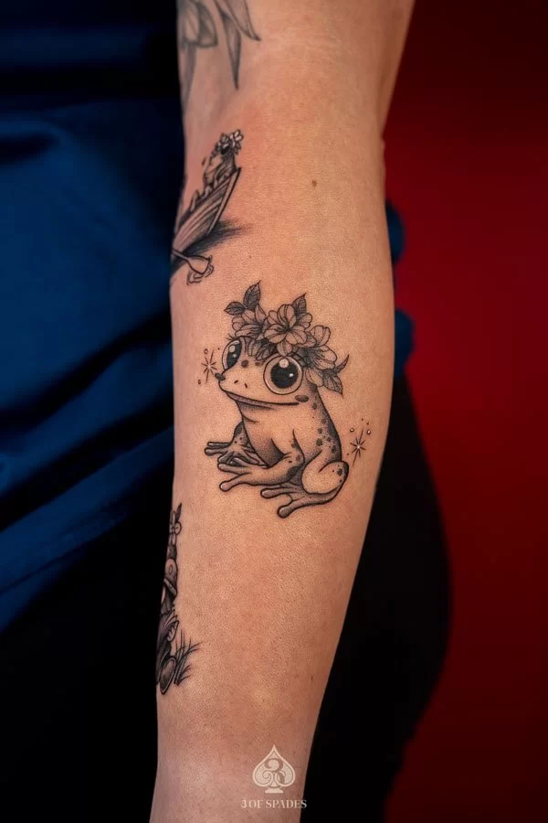 Cute Frog Tattoo