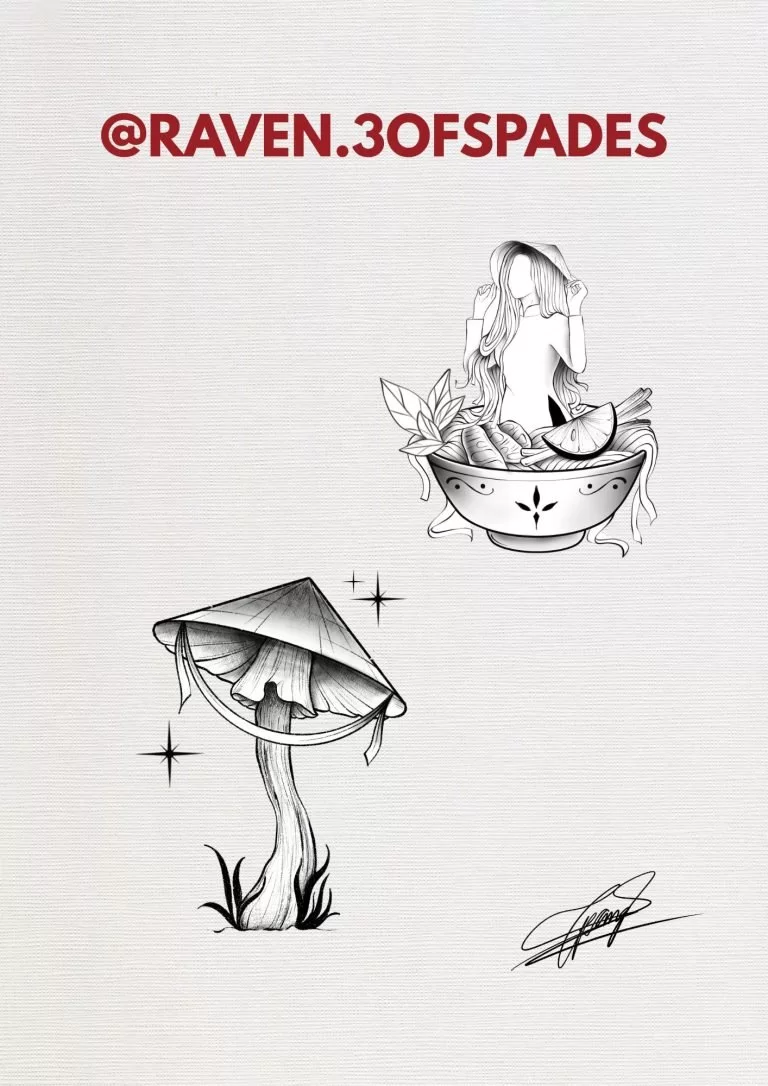 Oriental Tattoo Design by Raven
