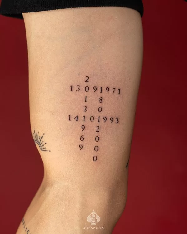 Angel Number Tattoo