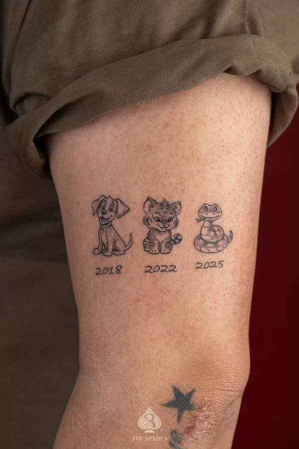 FAMILY ZODIAC TATTOO
