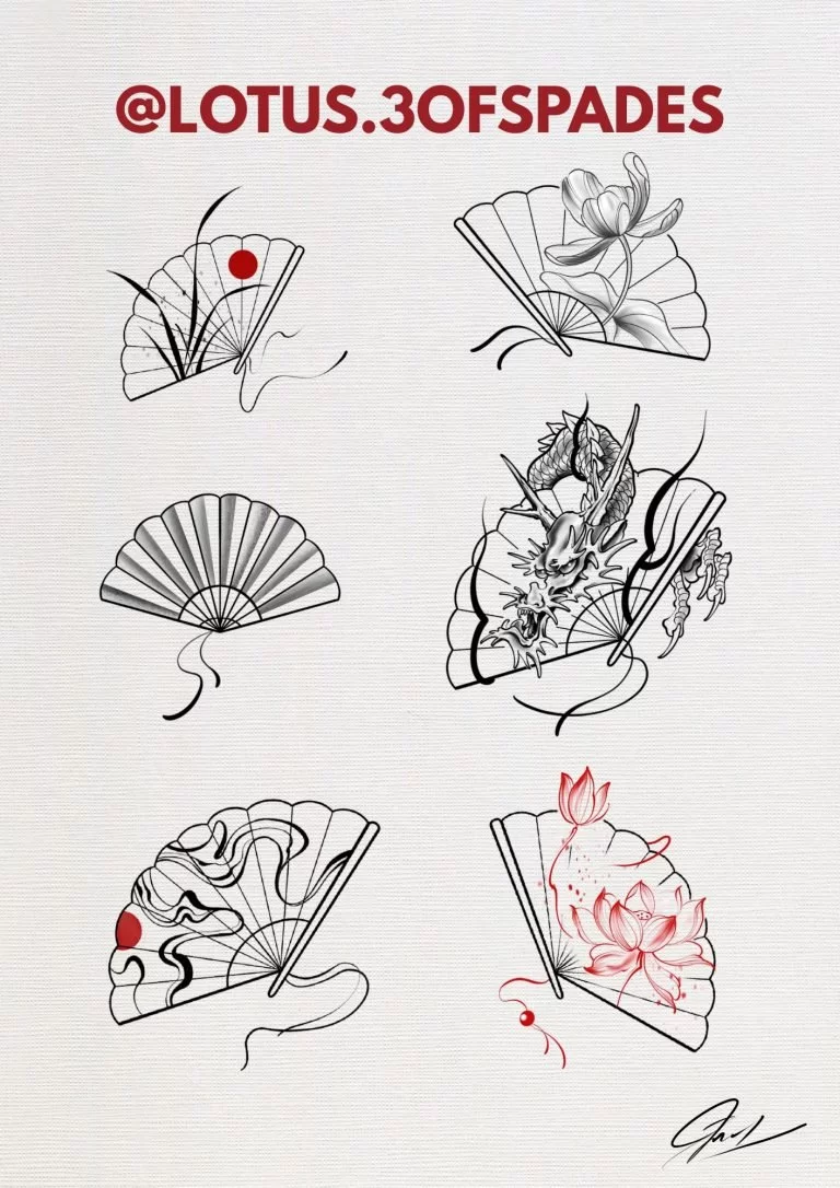 Fan Tattoo Idea Collection 9