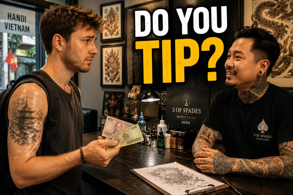 do you tip for tattoo artist in vietnam