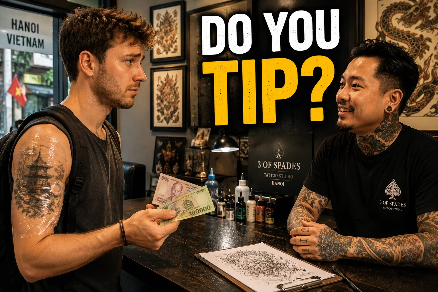 Tipping Tattoo Artists in Vietnam: What Travelers Should Know