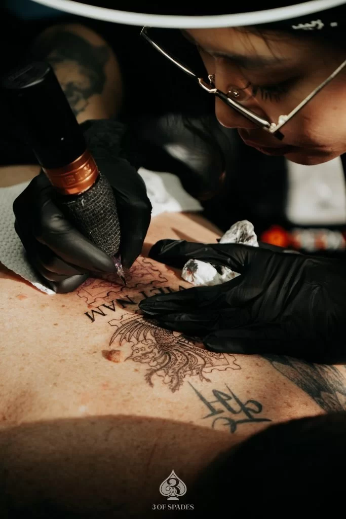 Getting tattoo in Summer