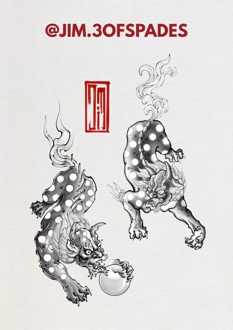 qilin tattoo design by jim