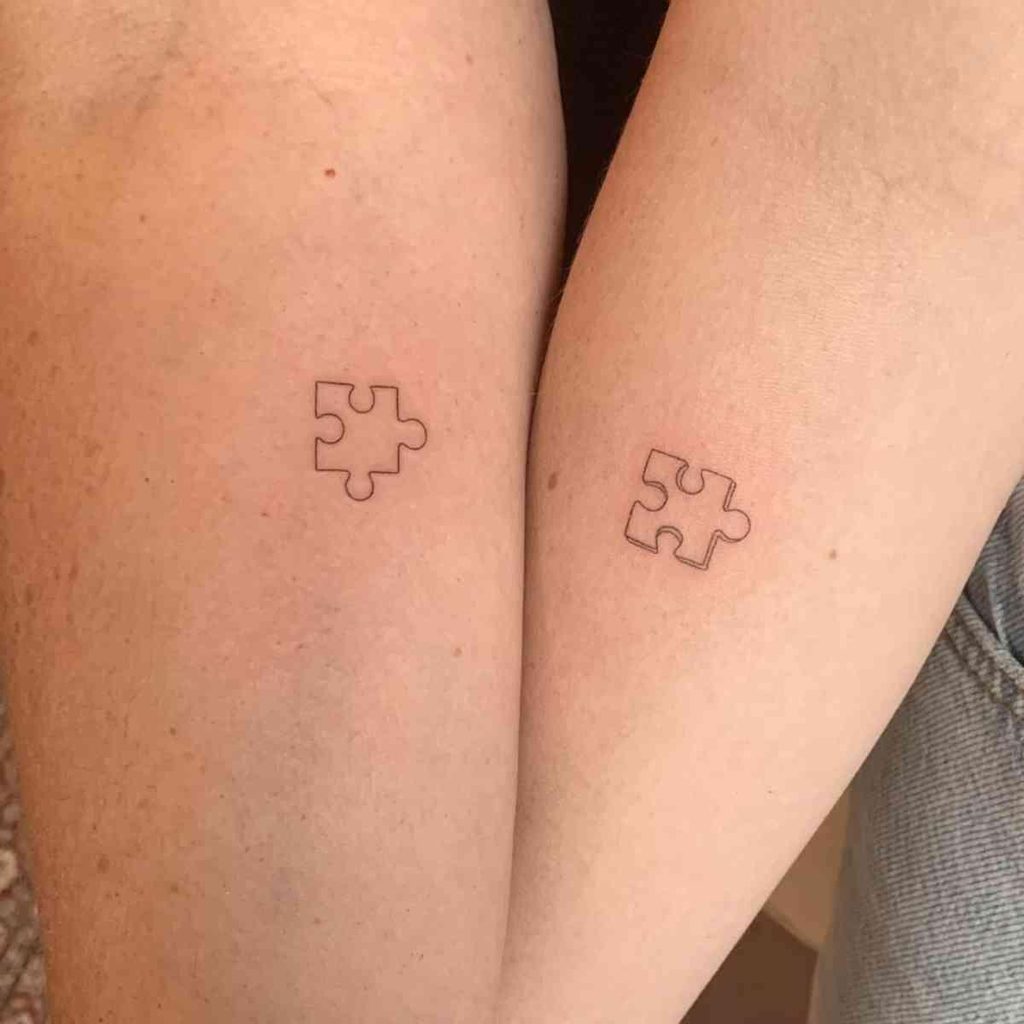 matching puzzle for couple tattoo