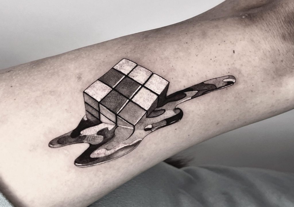 3D Realism Tattoo Highlights and Reflections