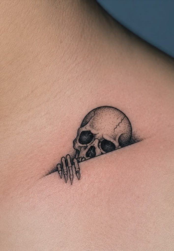 Skull | 3D Realism Tattoo