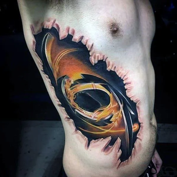 3D Realism Tattoo Contrast and Depth