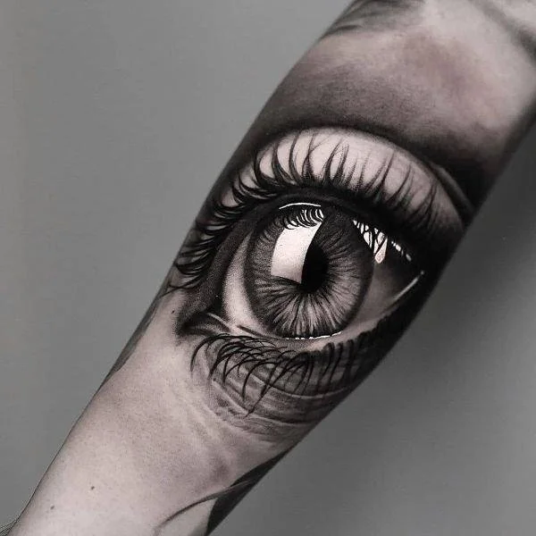 Eyes Hyperrealism Tattoo