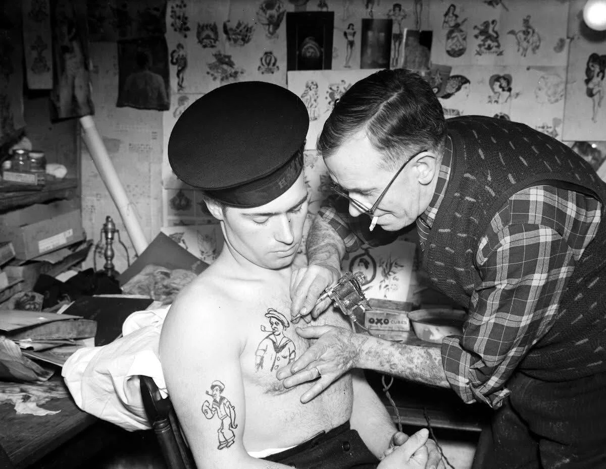 American Traditional Tattoo History developed from multiple influences rather than one inventor or single starting date.