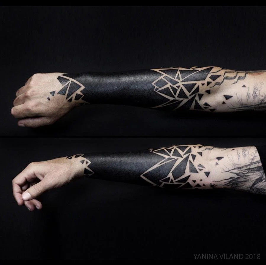 Blackwork Tattoo Culture | Blackout and Negative-Space Tattoos