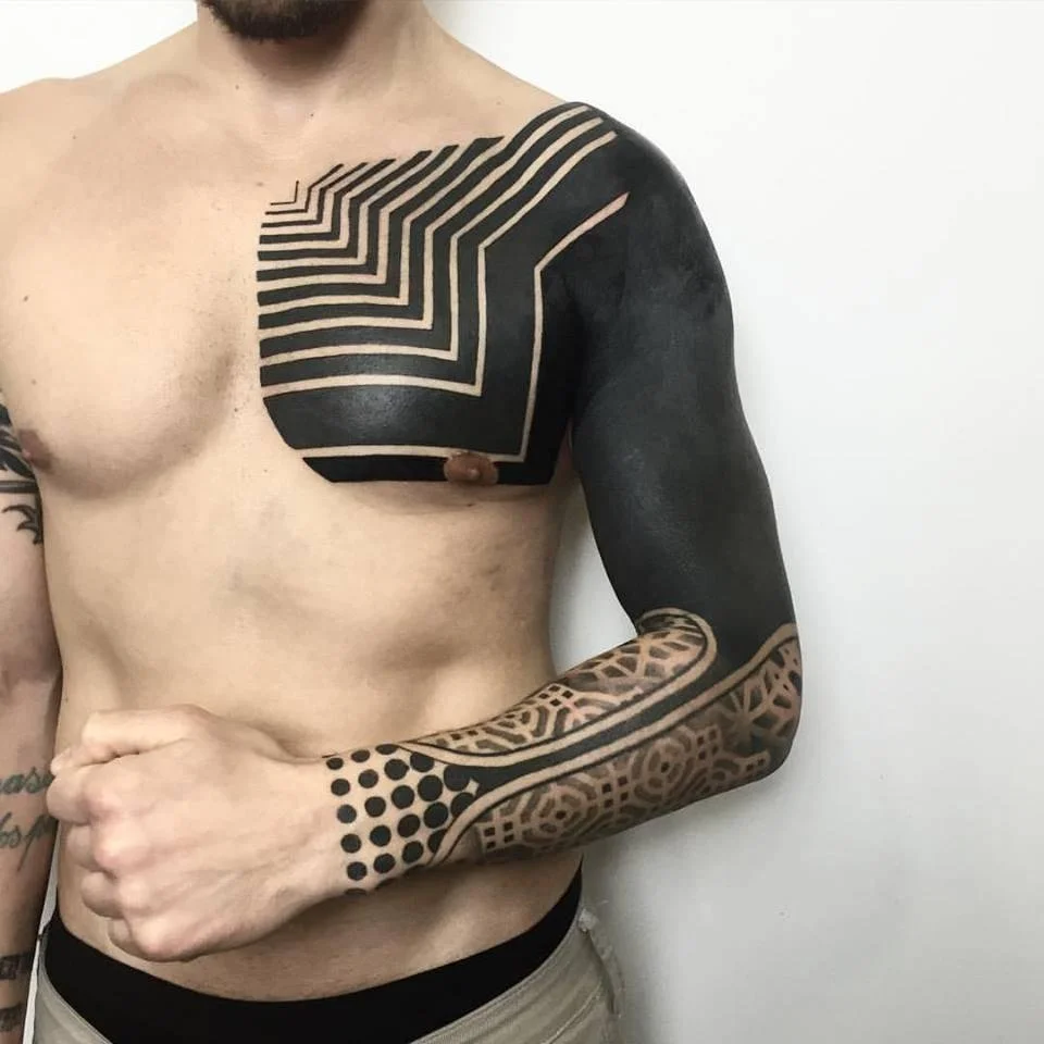 Blackwork Tattoo Culture and contemporary art