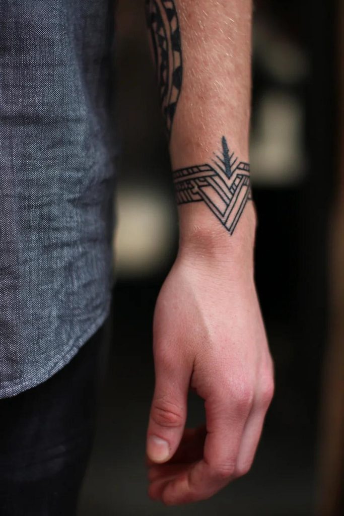 Coordinates Wrist Tattoo men ideas