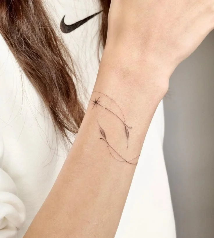 wrist tattoo bracelet design