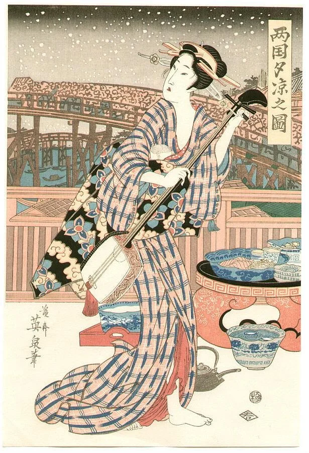 Geisha tattoo during Edo's period