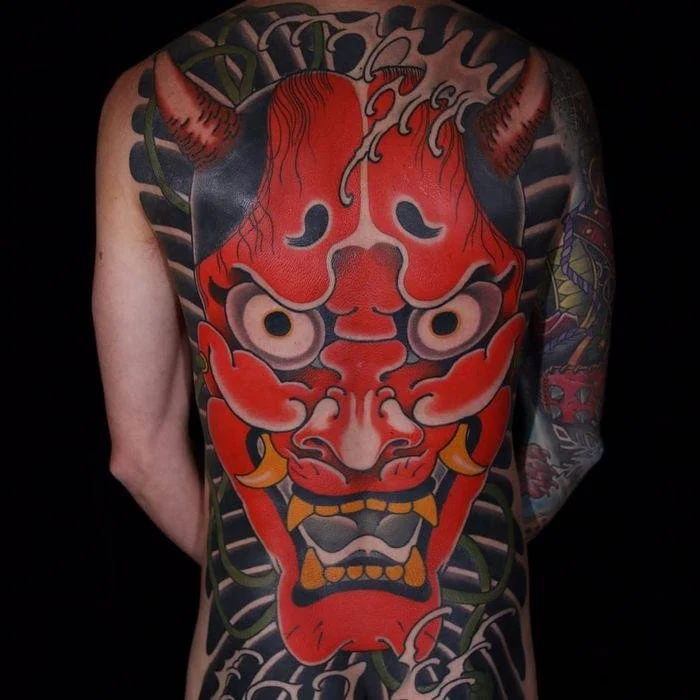 Discover Japanese Oni Tattoo