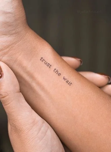 script for wrist tattoo women