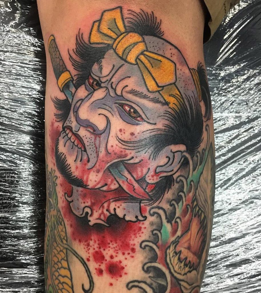 Namakubi Tattoo - The Severed Head 
