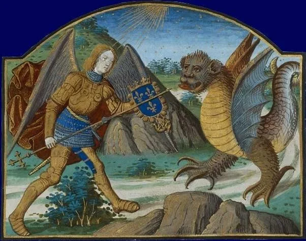 Oldschool Dragon Tattoo dragons appear as powerful creatures associated with danger