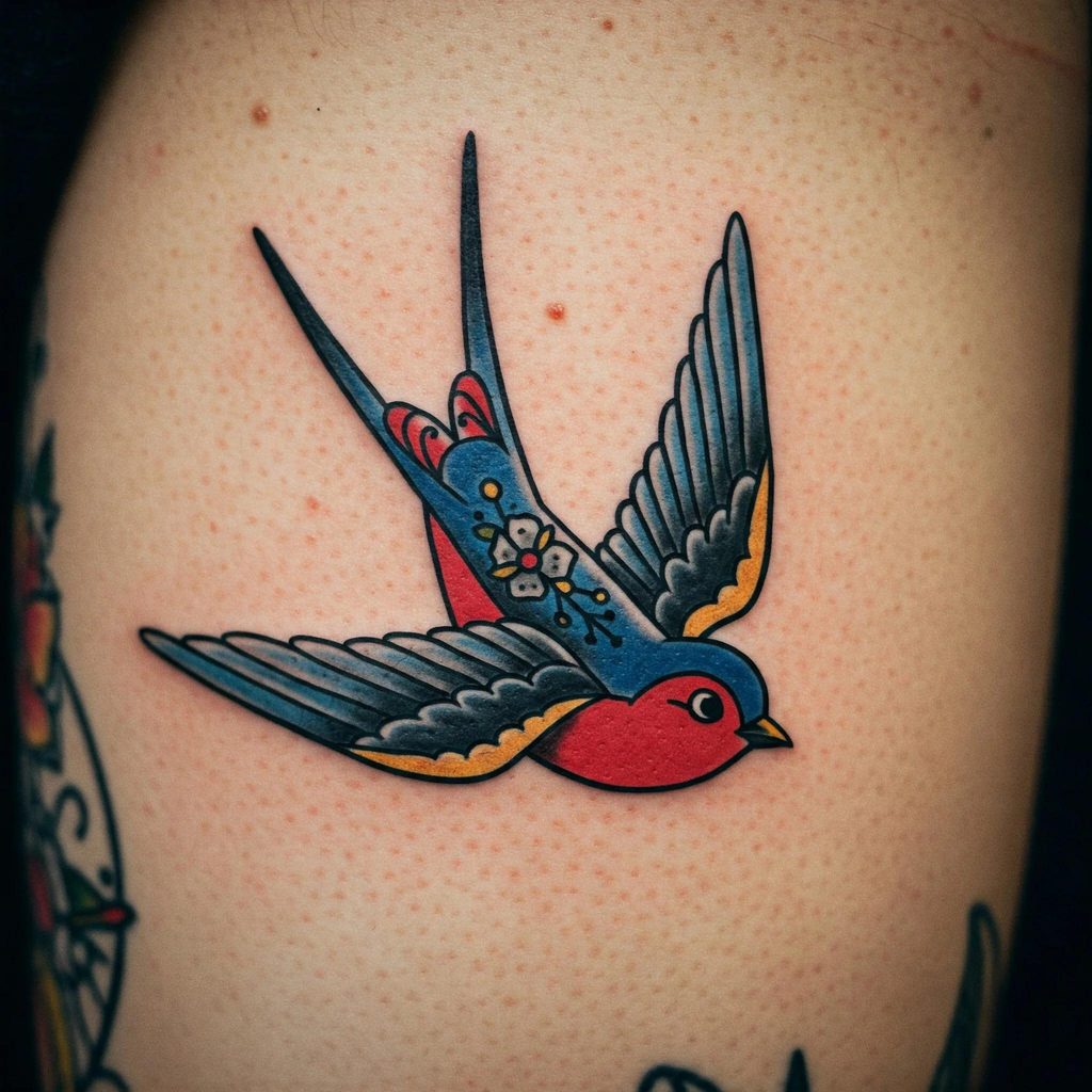 Oldschool Tattoo - Why were swallows popular among sailors?