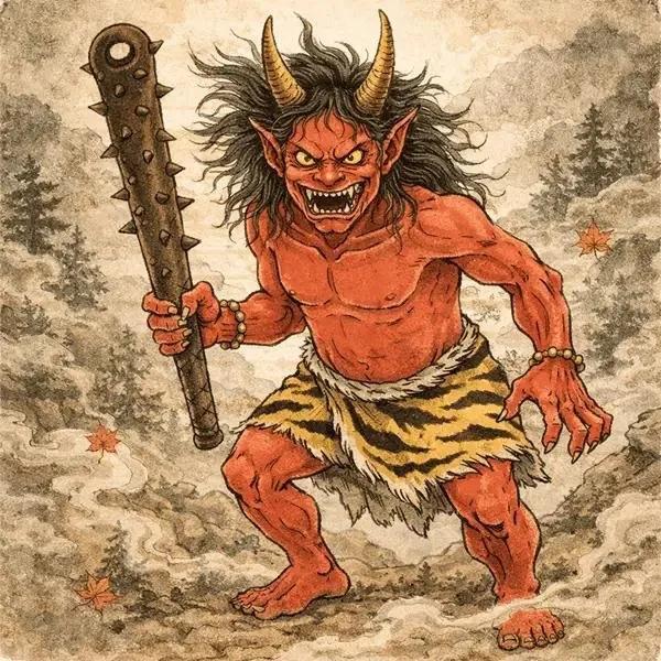 Japanese Oni Tattoo | The legend about demon