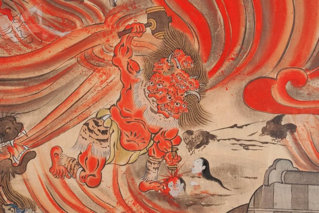 Where Did Japanese Oni Tattoo Symbolism Originate?