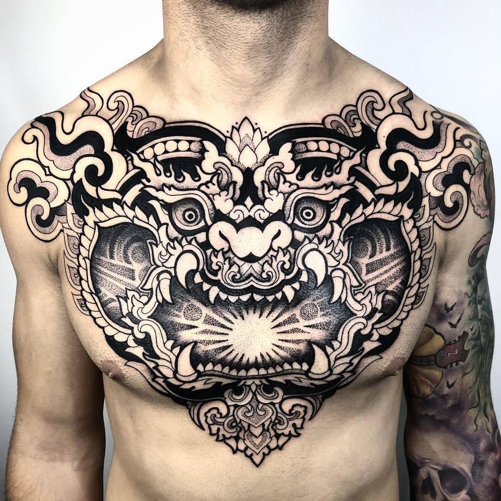 blackwork tattoo culture | Ornamental Blackwork