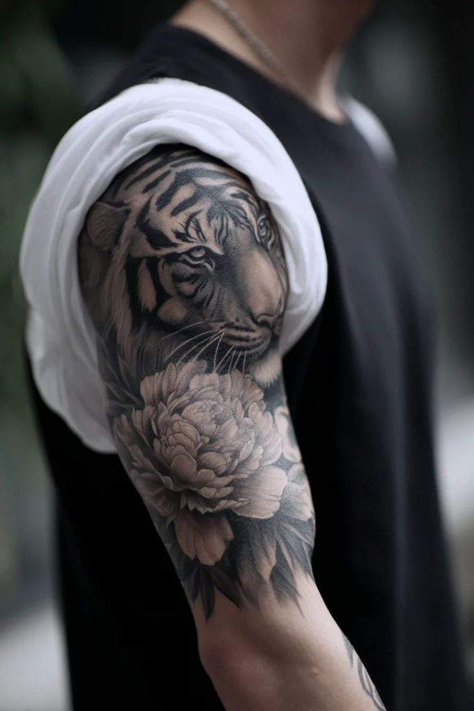 Realistic Tiger Tattoo | Realism tattoo tiger