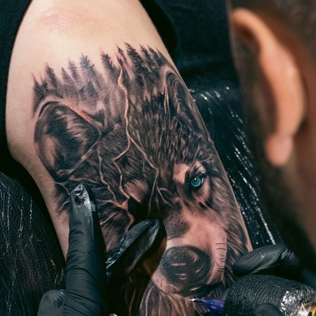 Realism Tattoo texture and details