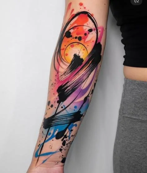 Watercolor Tattoo History became particularly visible in contemporary tattoo culture