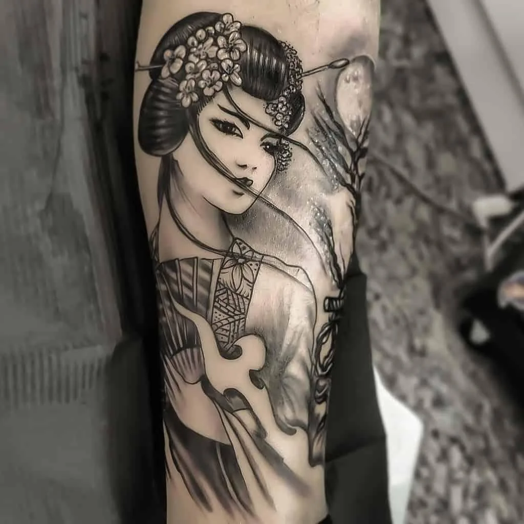 geisha tattoo culture
