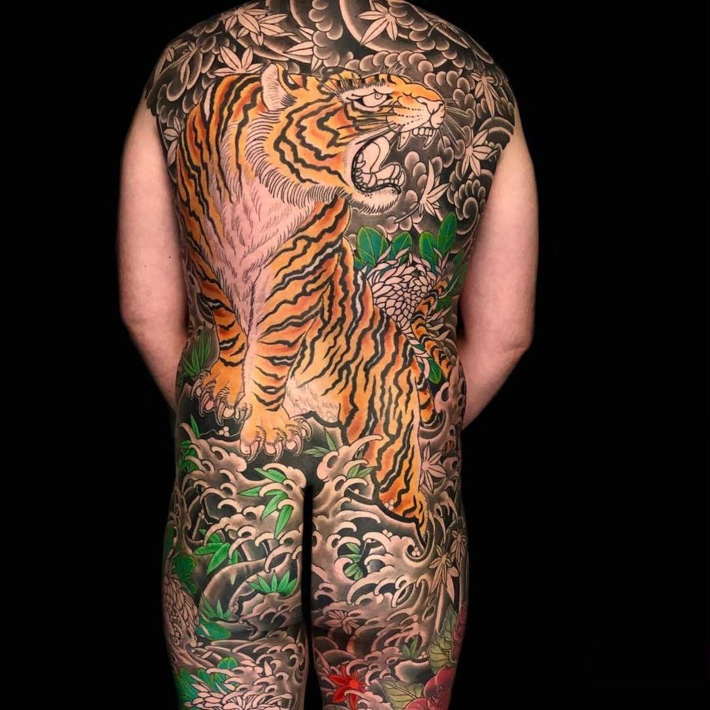 traditional japanese tattoo full 
