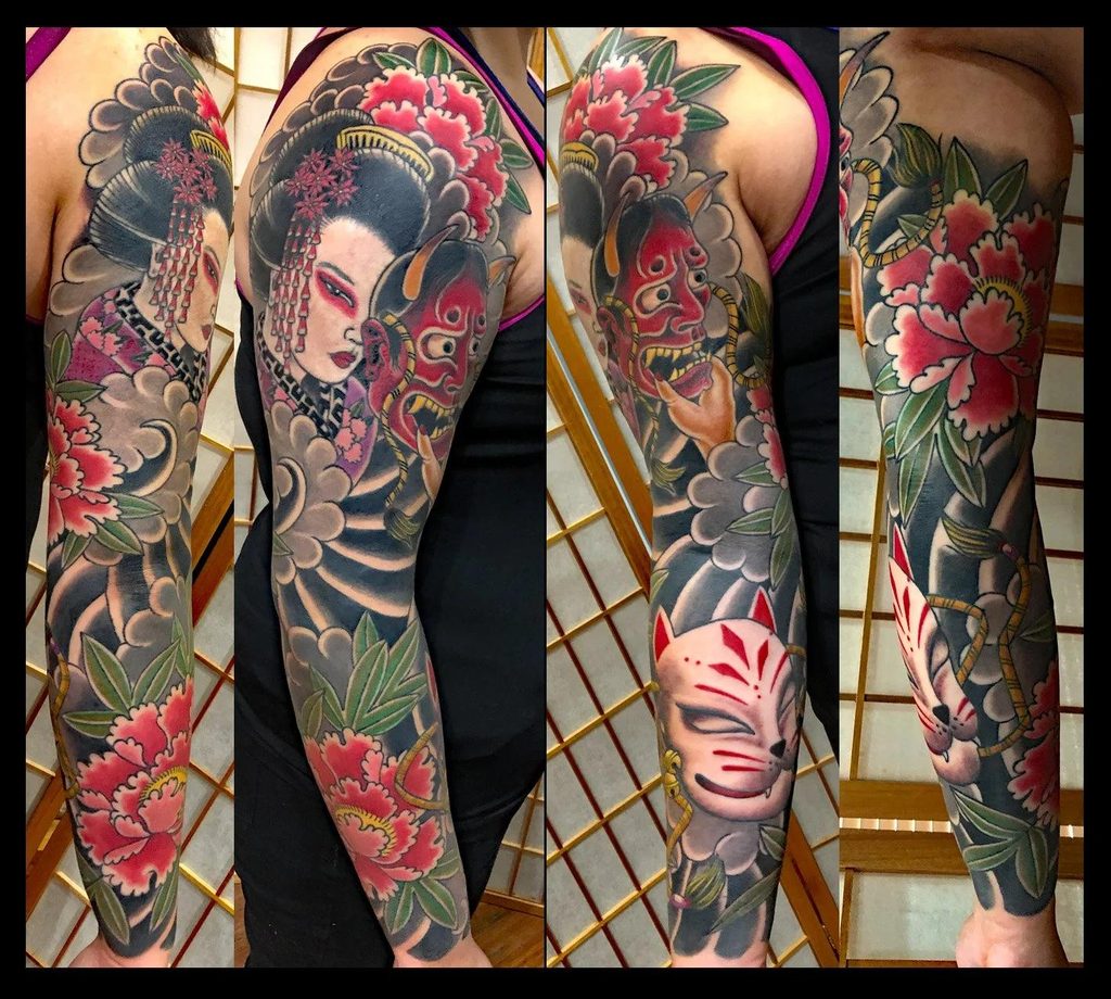 japanese geisha tattoo
