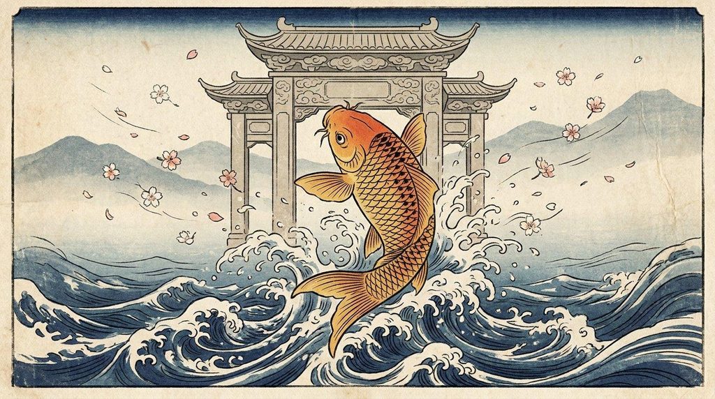 the story of japanese koi fish tattoo
