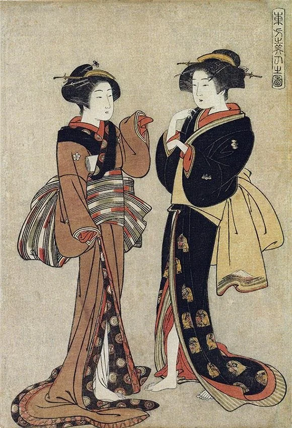 How did ukiyo-e influence Geisha tattoo