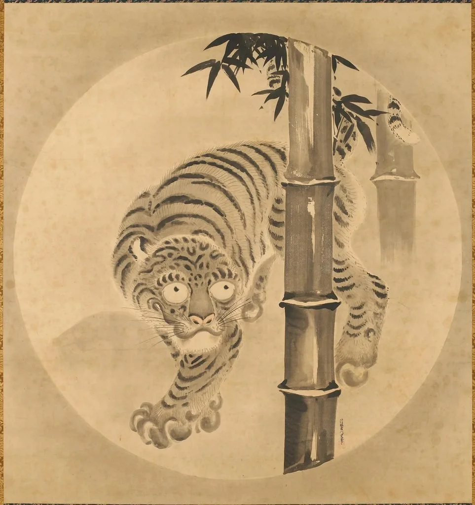 Japanese Tiger Tattoo imagination as brave and fierce spirits