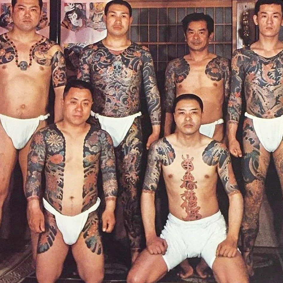 Yakuza tattoo and criminal group